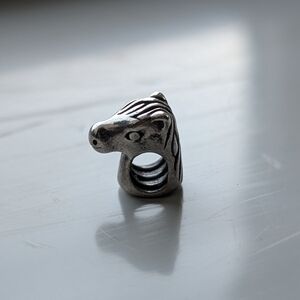 Silver Chamilia Horse Head Charm